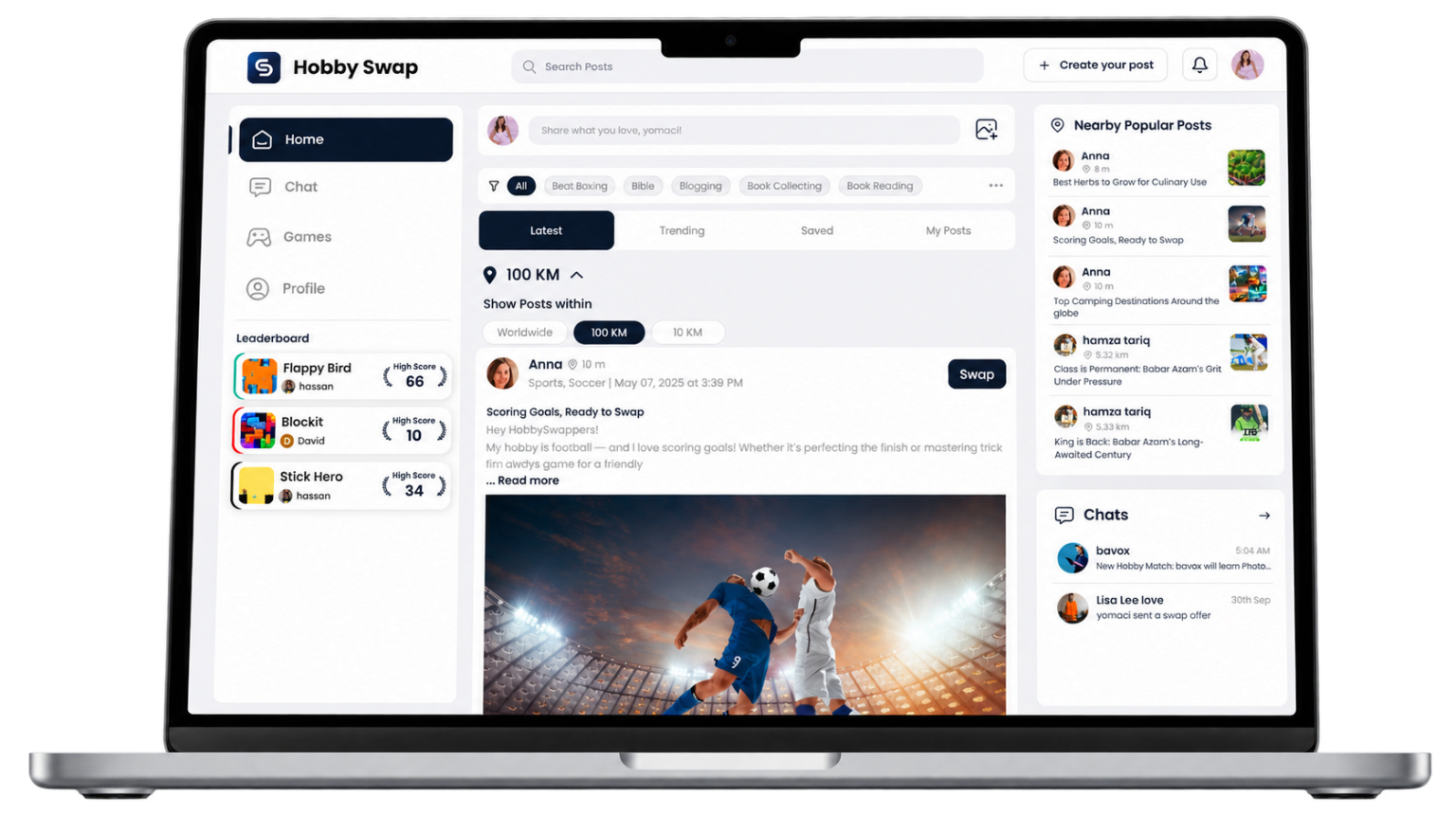 Show posts within 100 KM